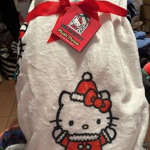 hello kitty christmas blanket